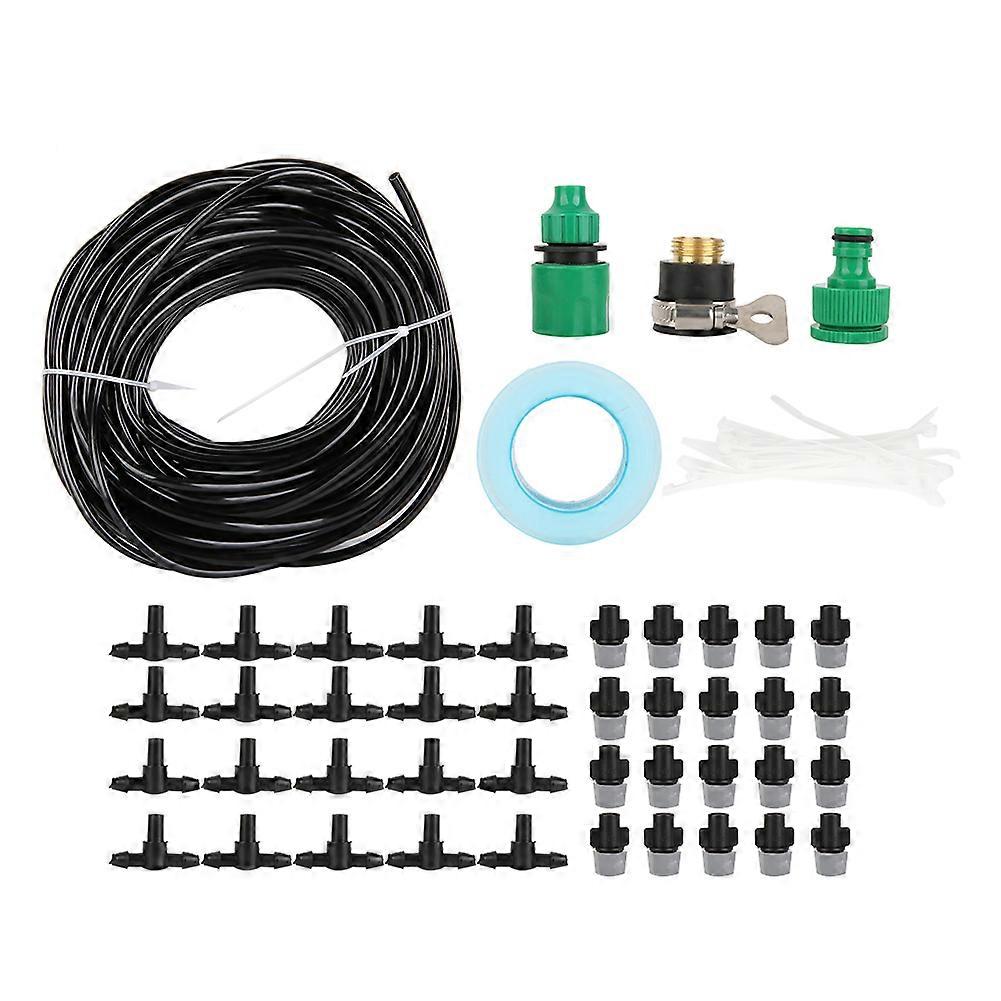 20M Micro Drip Irrigation System Auto Timer Plant Watering Garden Hose Kit