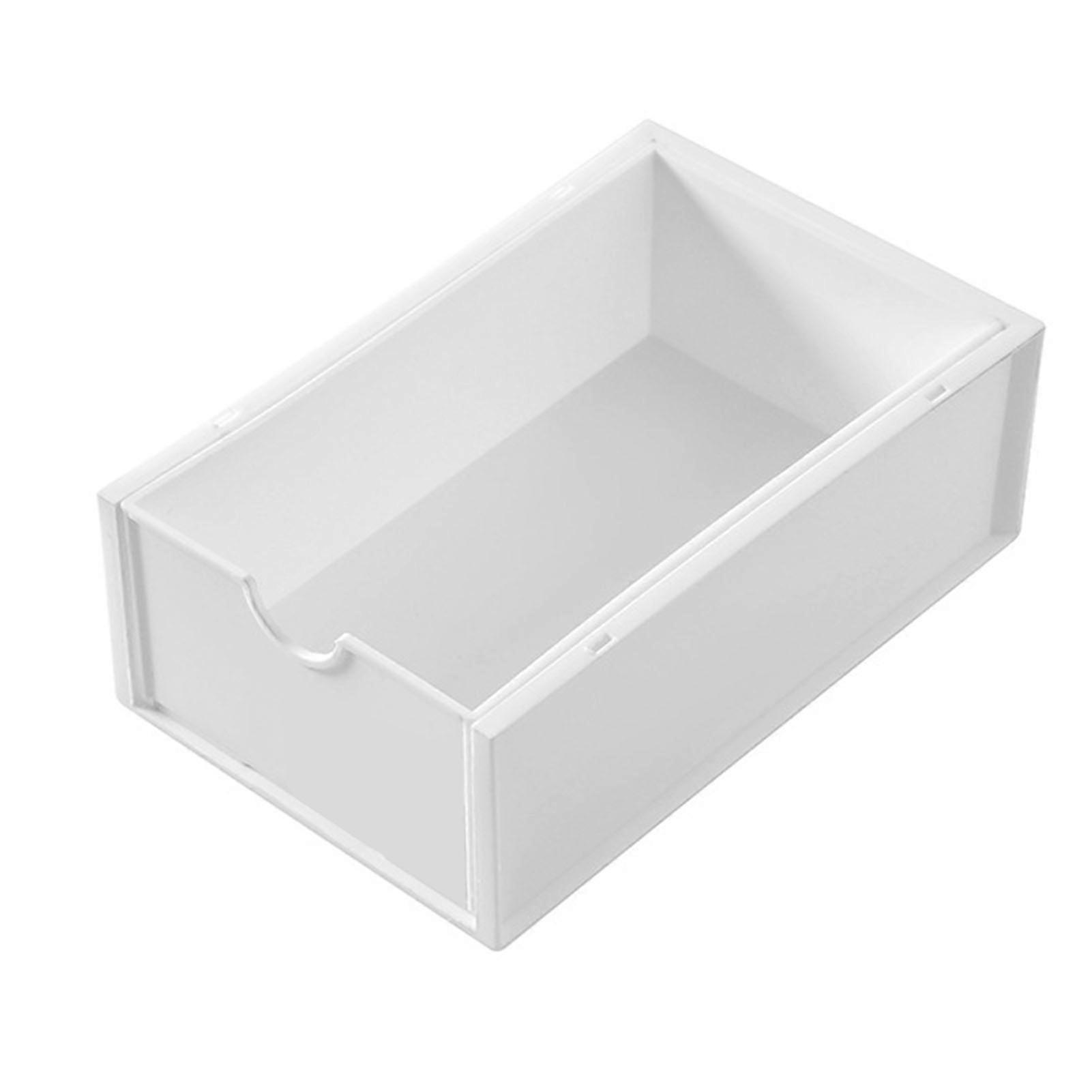 Desktop Drawer Storage Box Plastic Multi Layer Desk Transparent Cosmetic Organizer