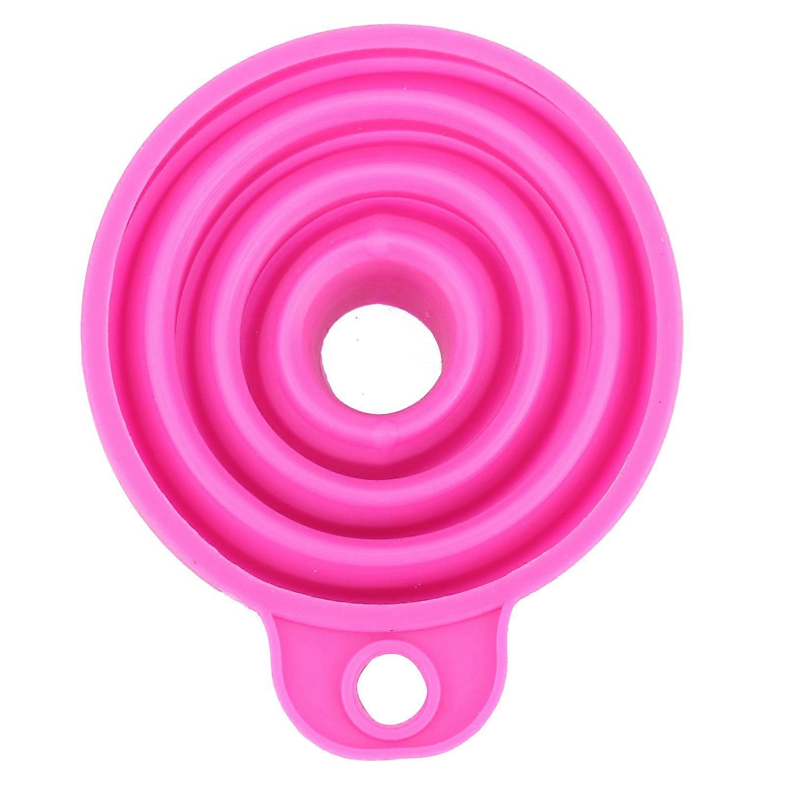 6pcs Silicone Funnels, Collapsible Kitchen Funnels for Liquids