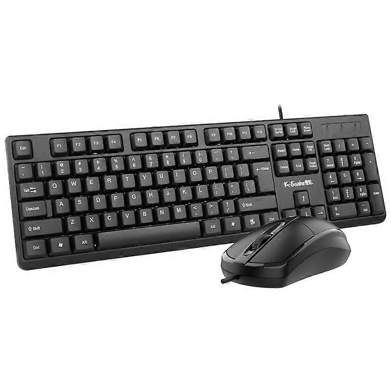 K-Snake KM001 Wired Keyboard And Mouse Set Desktop Computer Keyboard