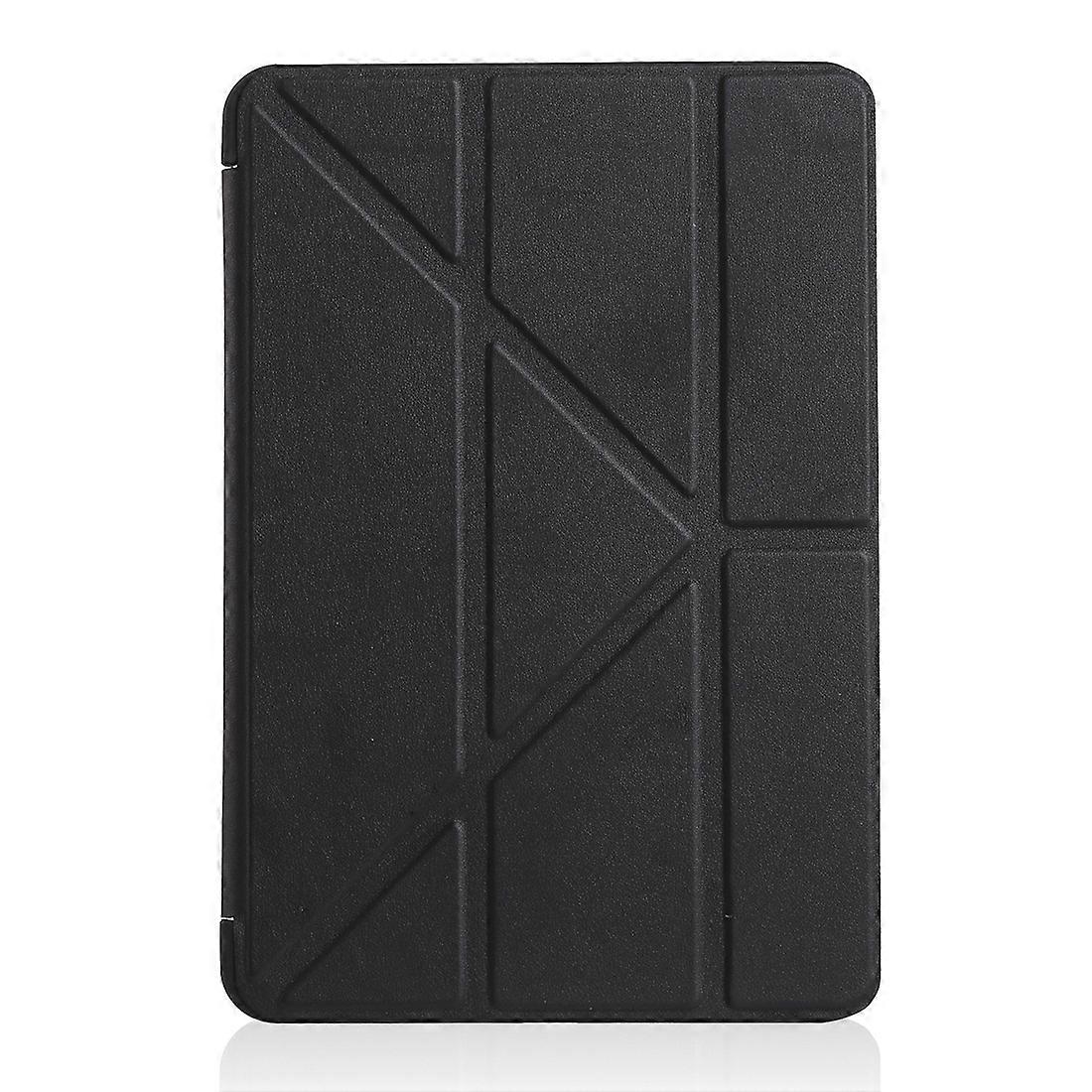 Millet Texture PU+ Silica Gel Full Coverage Leather Case for iPad Mini 4/5, with Multi-folding Holder