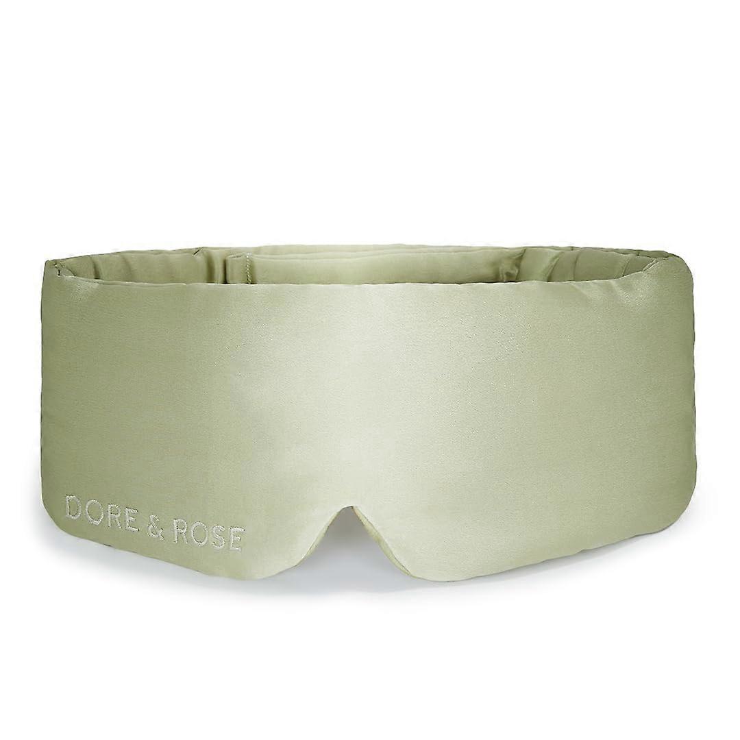Silk Sleep Mask for Women and Men, Light-Blocking Eye Mask for Deep Sleep, Adjustable, Soft Material, Travel Size