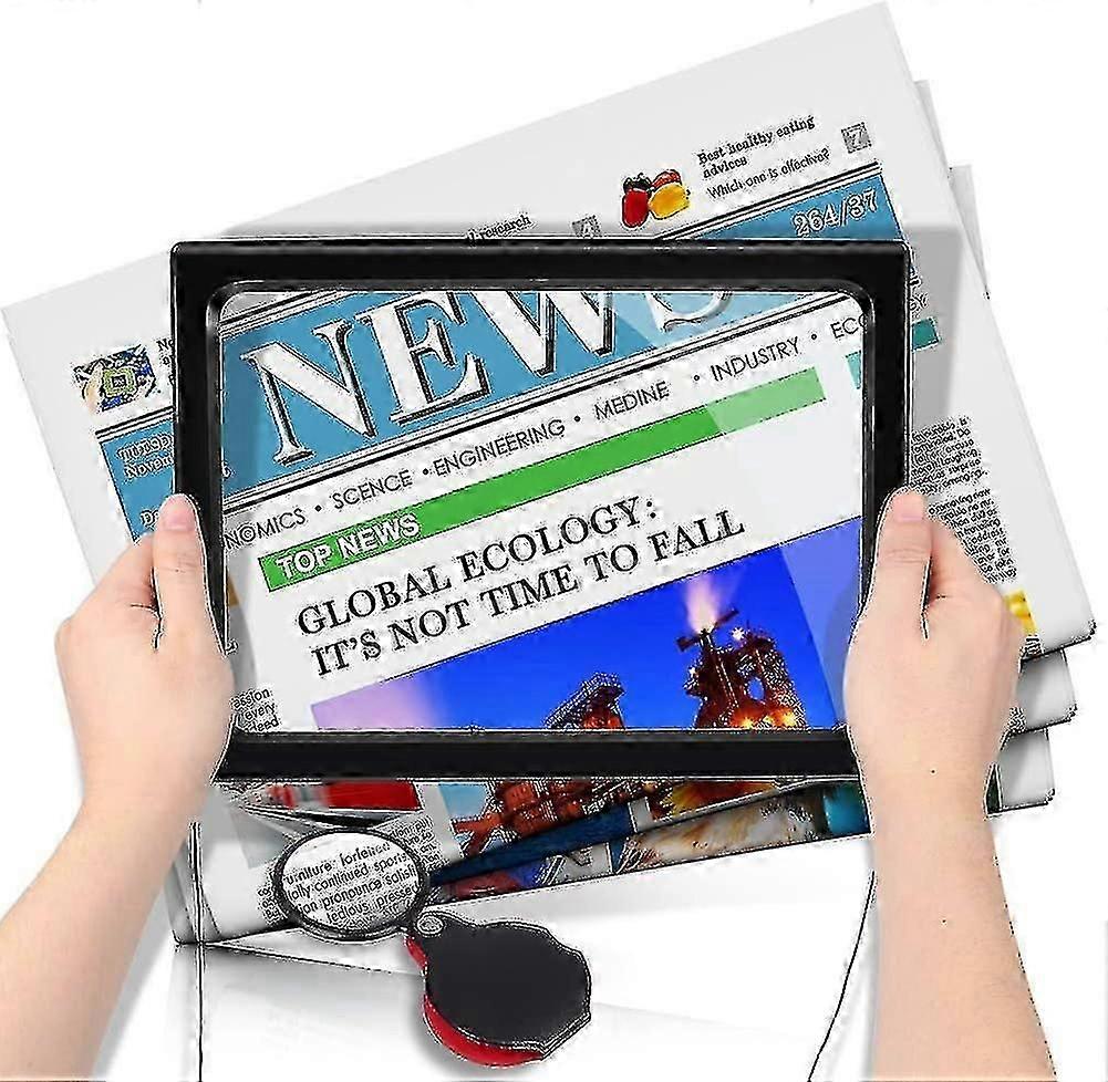 Reading Magnifiers Magnifier With Light, 3x Magnification Reading Magnifiers