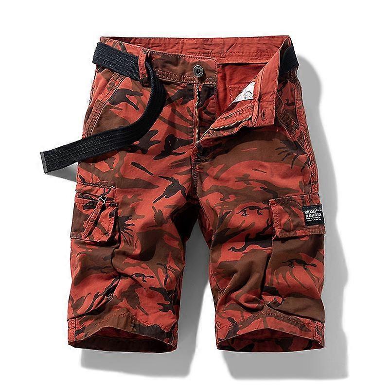 JAYSCE Mens Fashion Shorts Cotton Casual Summer Work Combat Pants Classic Short Oversized Cargo Pants Summer Beach Pants