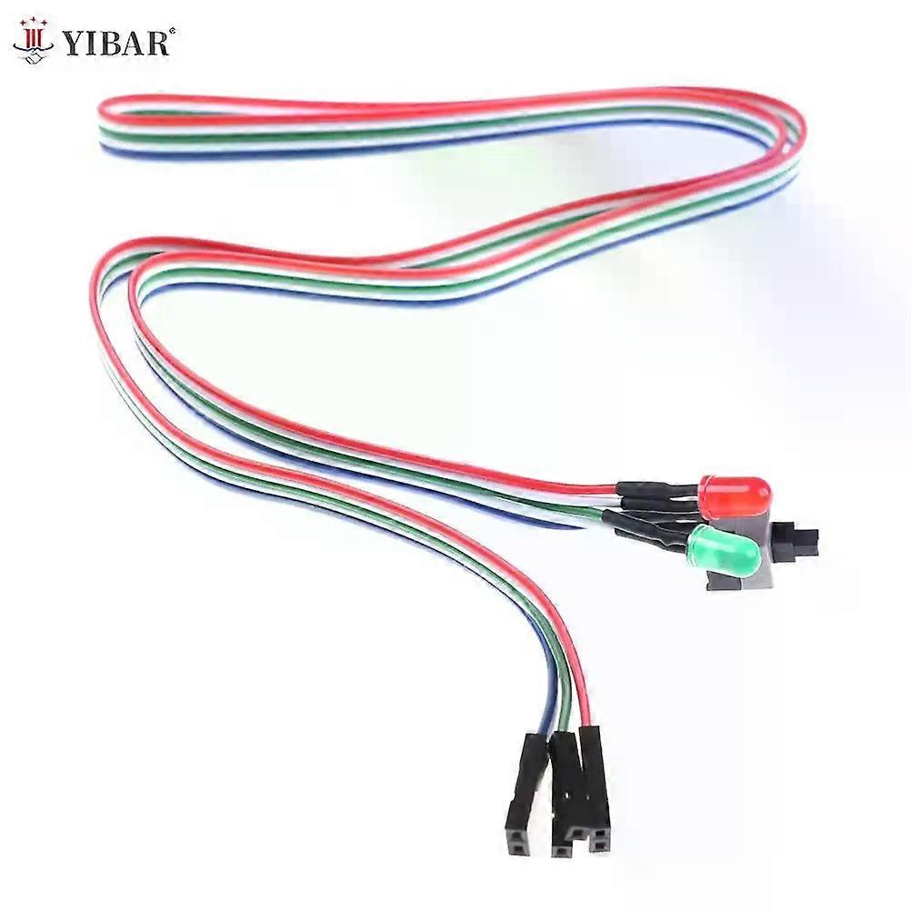 Computer Desktop Computer Case ATX Power Reset Switch Cable with HDD LED Light R06 Wholesale