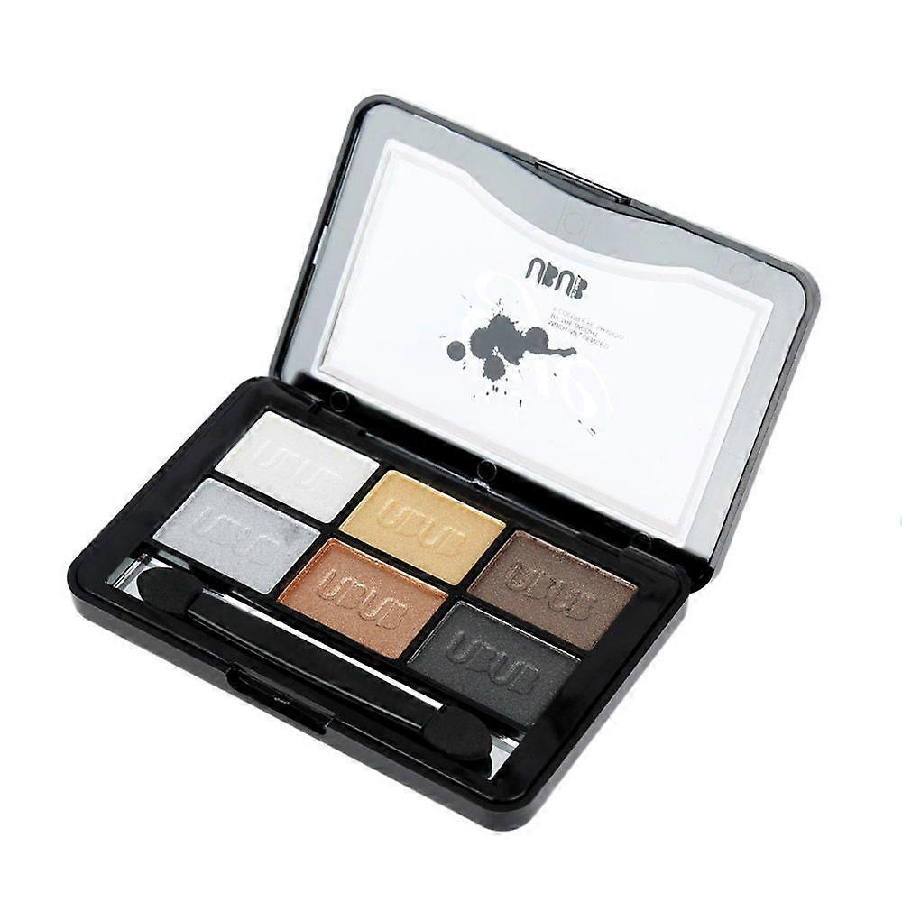 UBUB Makeup Bright 6 Color Eye Shadow Shimmer Powder