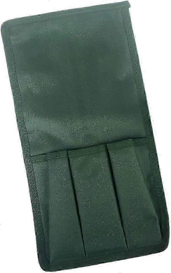 Folding garden tool bag, small multi-pocket fabric belt bag