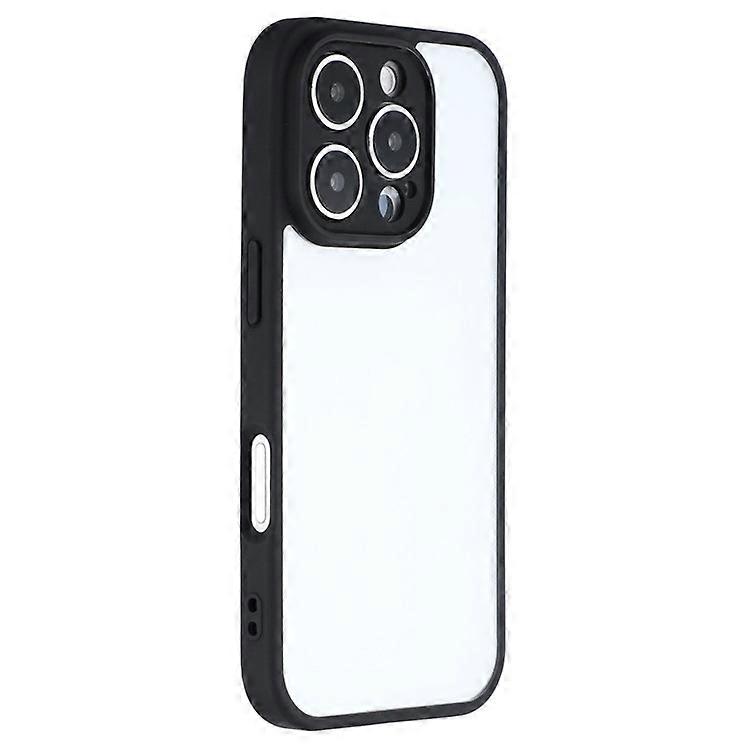 Compatible For iPhone 16 Pro Max Phone Case TPU + Acrylic Clear Back Cover