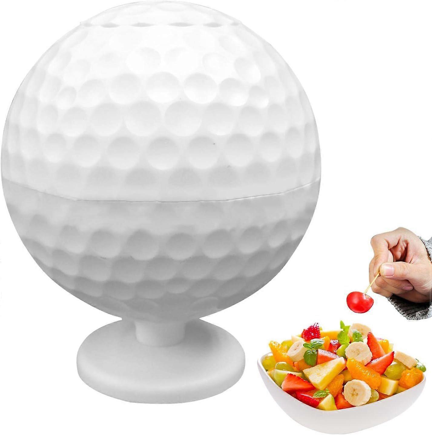 Automatic Toothpick Dispenser | Golf Ball Shape Automatic Toothpick Holder | Automatic Toothpick Box for Home, Kitchen, Dining Room, Bar