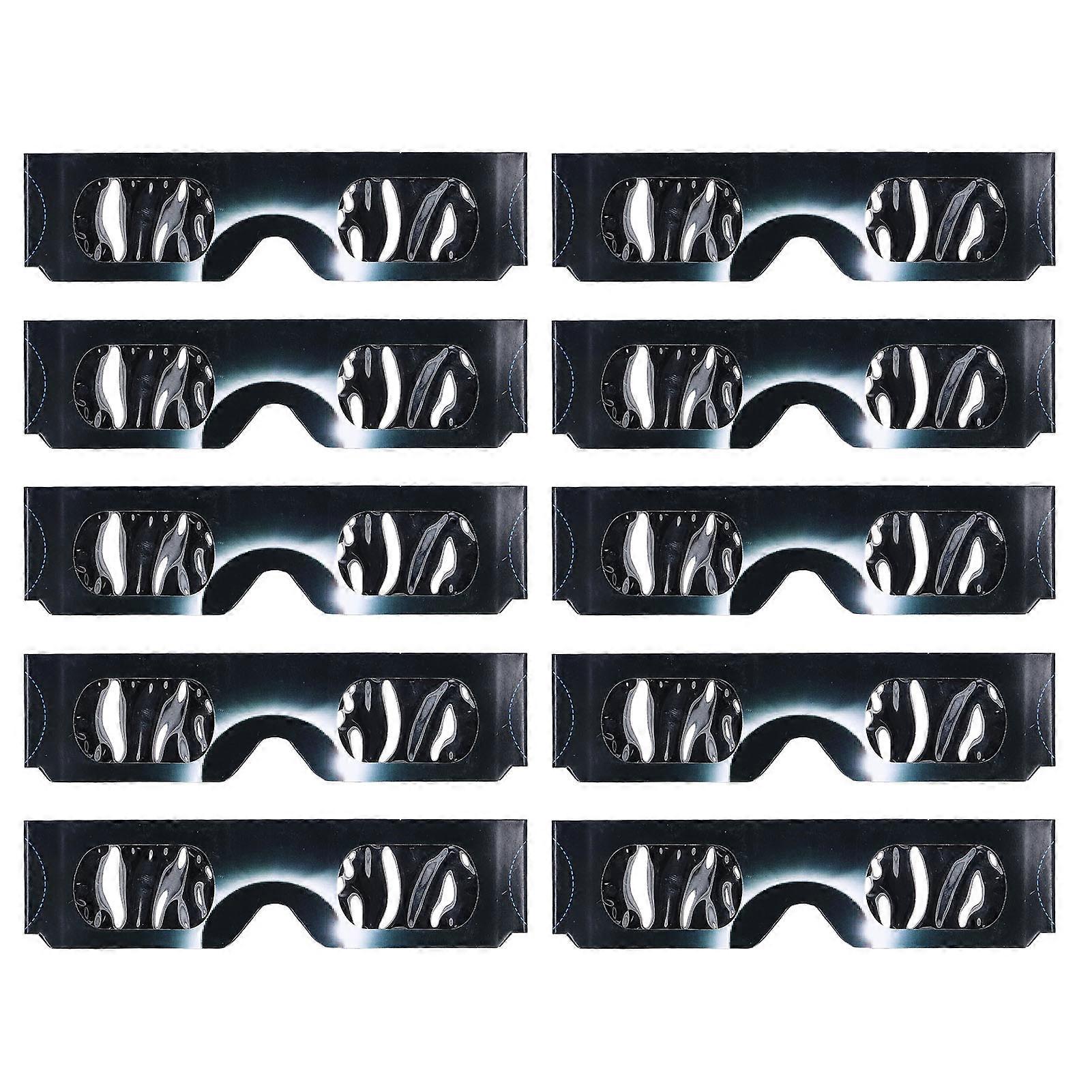 High quality 10pcs sunspot viewing eclipse viewing glasses, extra smartphone photo filters for direct...