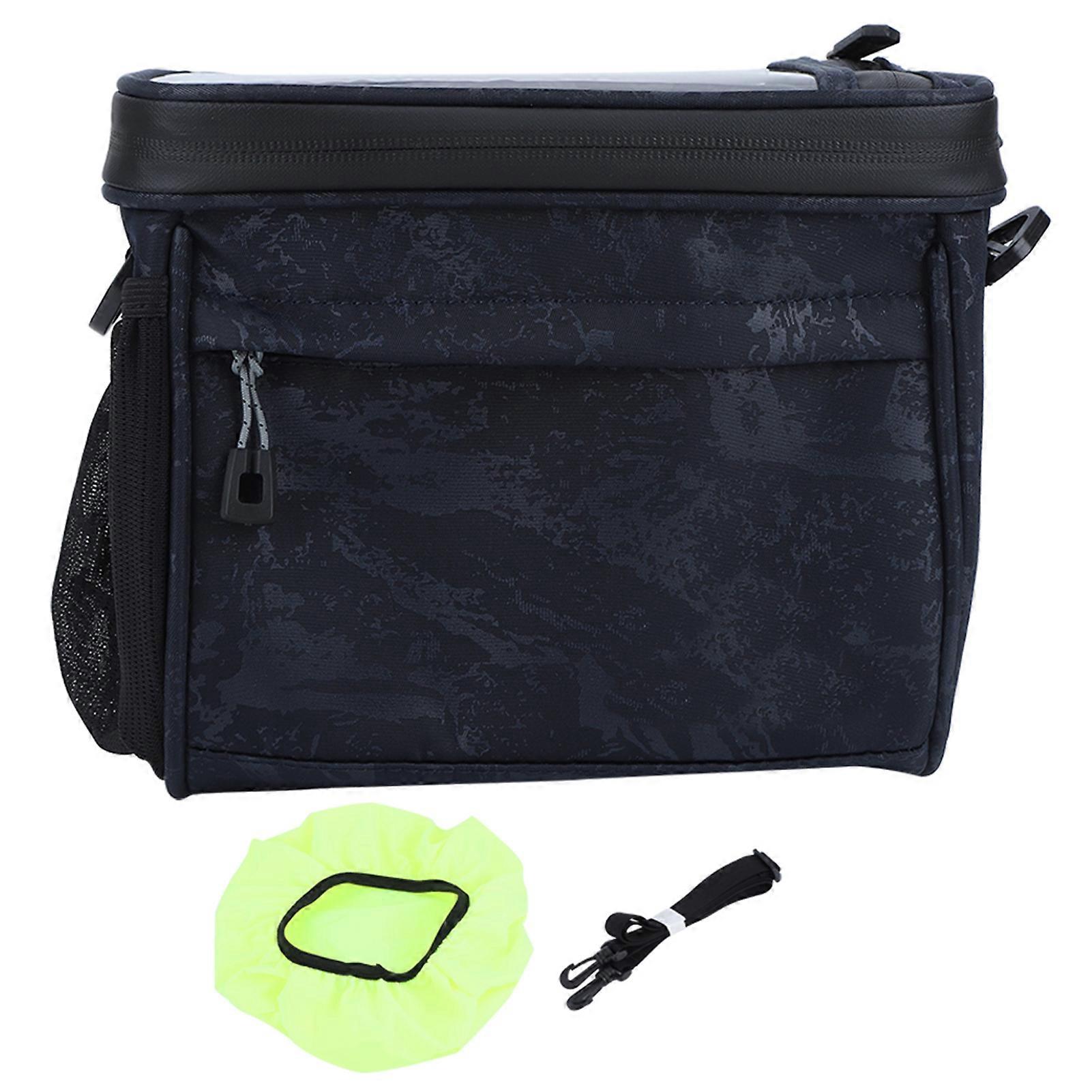 Multifunctional Bicycle Bag Bicycle Handlebar Storage Bag with Shoulder Strap Cycling Equipment