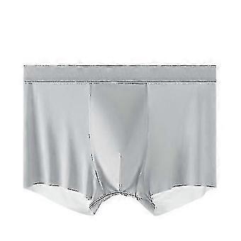 3-pack Ice Silk Men's Underwear - Breathable 5a Antibacterial Mulberry Silk, Cooling Summer Briefs