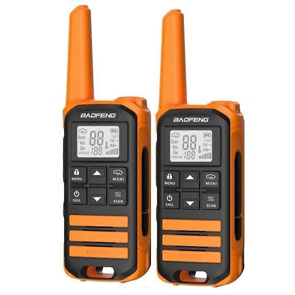 BAOFENG FR-22A 2Pcs Outdoor Handheld Interphone with Screen UHF FRS462 PMR446MHZ Walkie Talkie