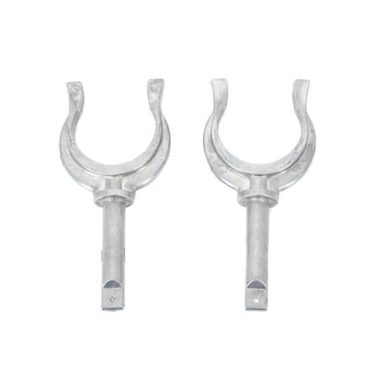 Εξαιρετική κλειδαριά κουπιών αργιλίου 2Pcs Rowlock Premium θαλάσσια βάρκα σειράς Λέμβος Σχεδία νερού Βάρκα καγιάκ Κλειδαριά κουπιών κουπιών