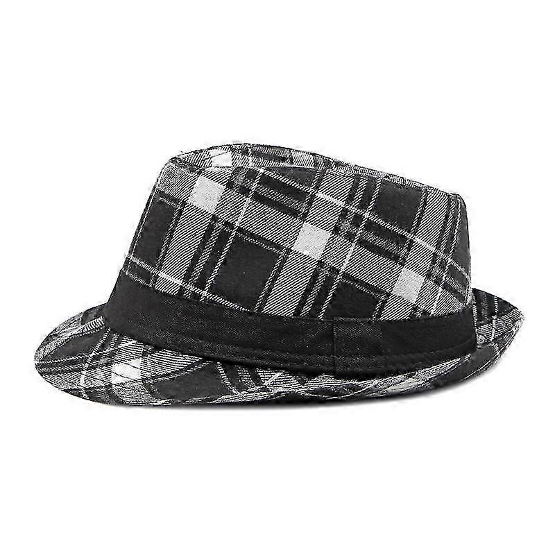 قبعة جاز منقوشة للرجال، قبعات ربيع وصيف كلاسيكية منقوشة للنساء، قبعات فيدورا بنما بريطانية عتيقة، قبعات رجالية، قبعات واقية من الشمس