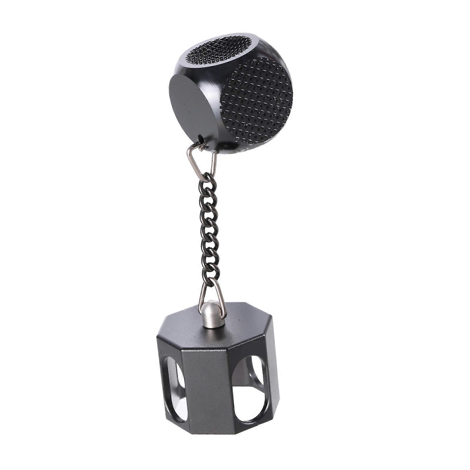 2 in 1 Billard Kreide Halter Pool Queue Spitze Pricker Werkzeug Snooker Kreide Etui Würfel Form Billard Pool Queue Spitze Pucker Schwarz