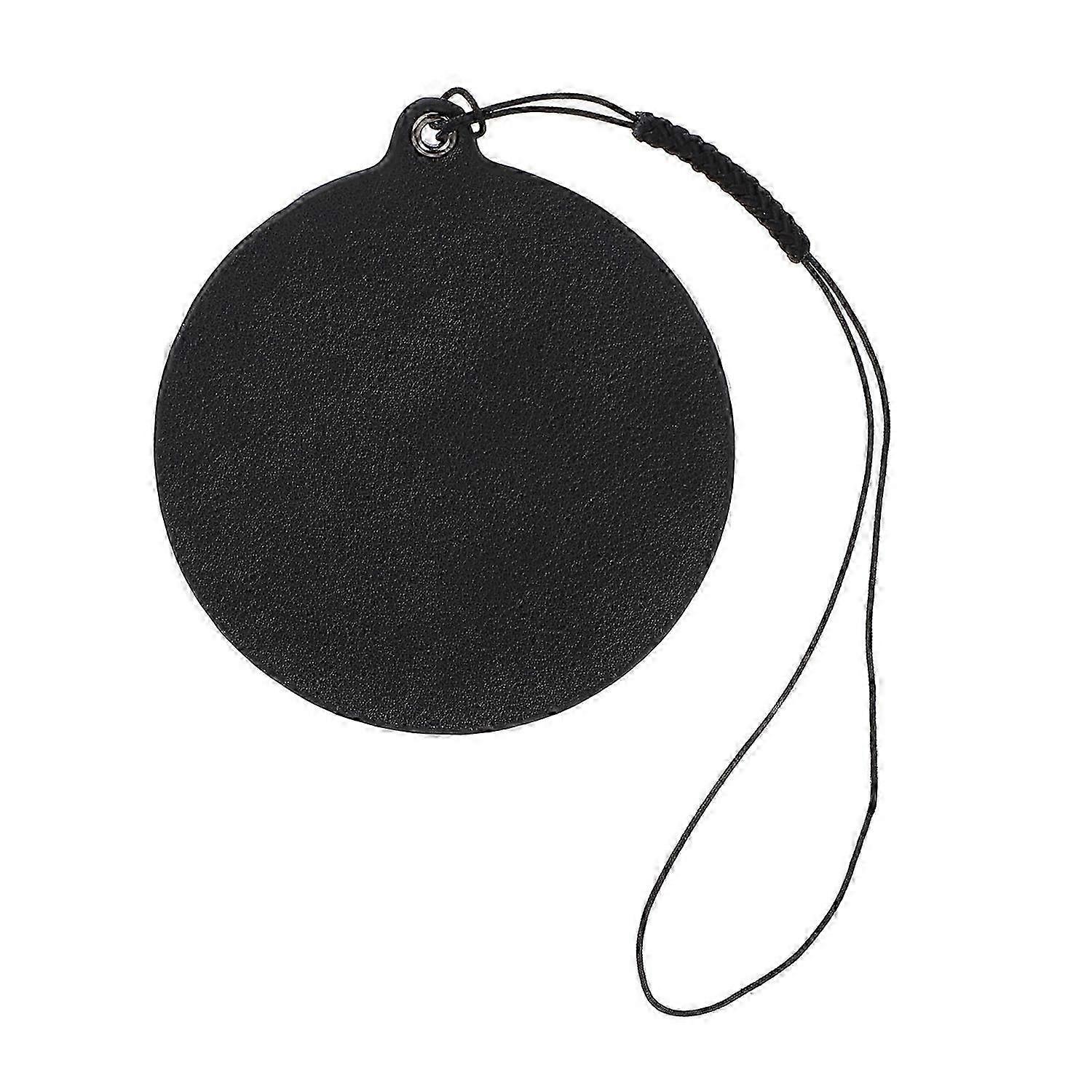 Instant Camera Lens Cap Leather Protective Instant Camera Lens Cover Cap with Anti Lost Hanging Stra