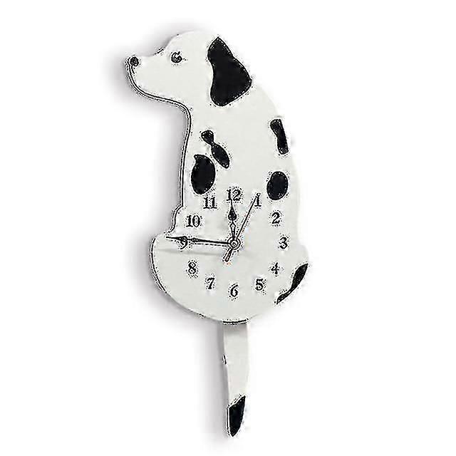 Wall Design Clock Bedroom Decoration Tail Kids Wagging Unique