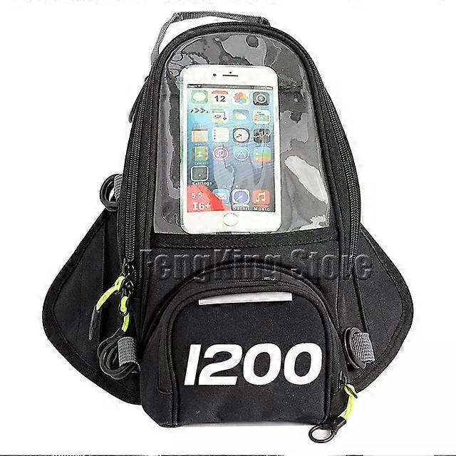 Motorcycle Magnetic Bag Riding Bag Navigation Fuel Tank Bag Large Screen compatible for Kawa-saki ZRX1200R ZRX1200 R ZRX 1200 R