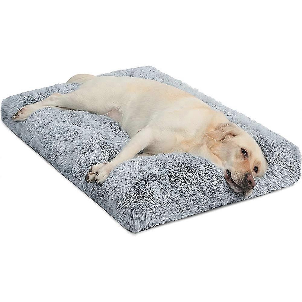 Plush Paradise, Washable Dog Beds with Fluffy Plush Microfibers, Non-Slip Bottom for Secure Rest, Supports Back and Relieves Muscle Pain, Easy Care