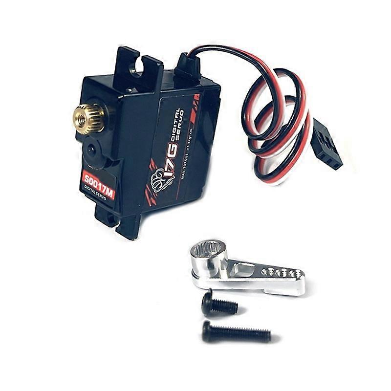 17G 3.5KG Metal Gear Digital Servo and Metal Servo Arm S0017M for C14 C24 MN D90 MN99S RC Car Upgrad