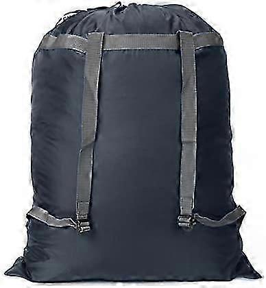 Navy Extra Large Laundry Bag Backpack, Sturdy Heavy Duty Laundry Backpack