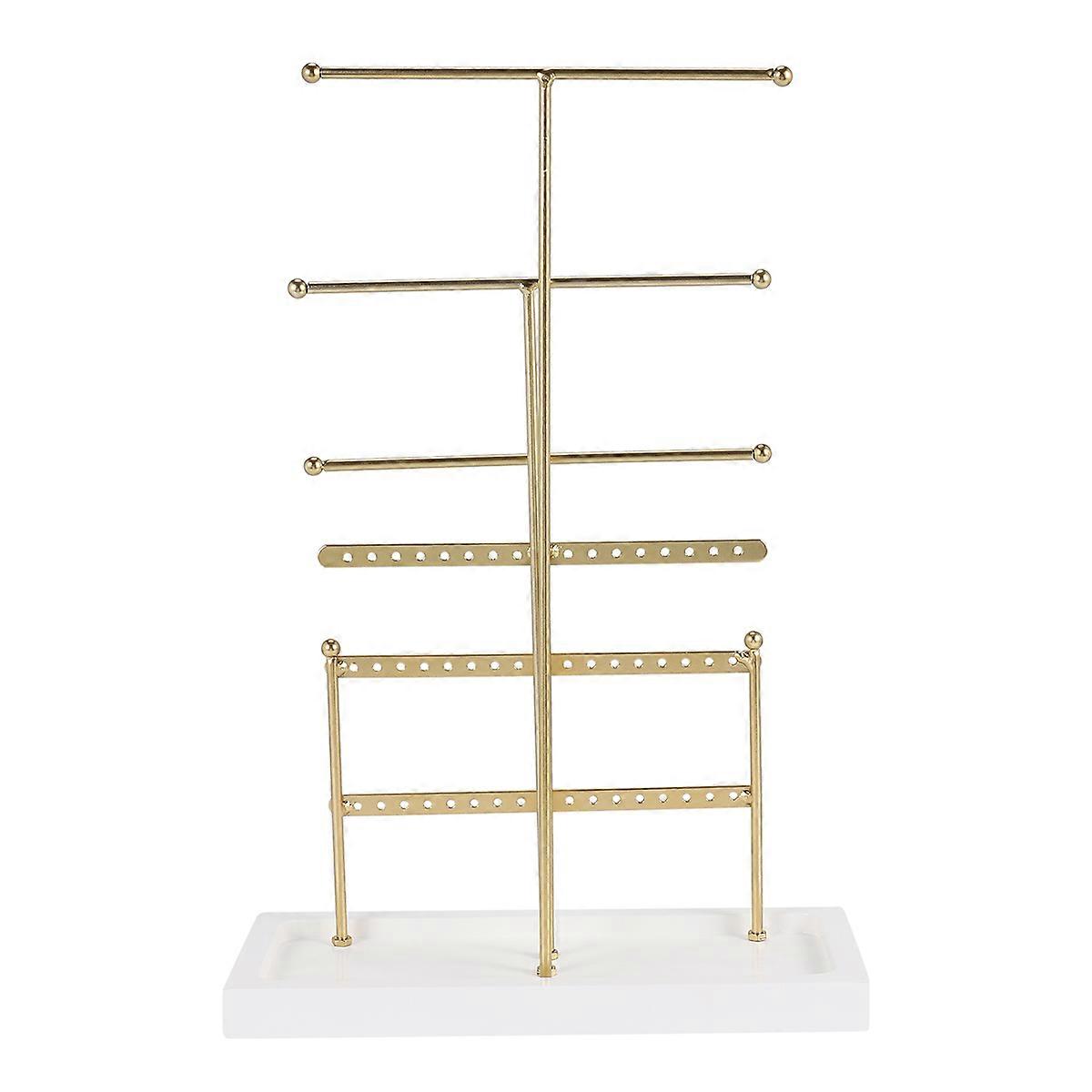 Smyckeförvaring Bordsmyckeshållare Guld