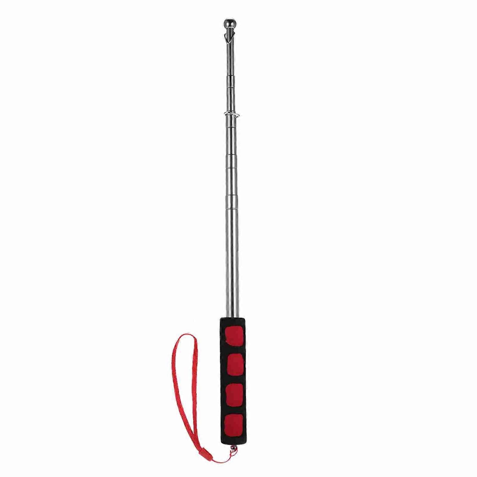 1.2 Meters Outdoor Flagpole Stainless Steel Telescopic Flag Pole for Teachers' Teaching Pointer Tour Guide Banner 47