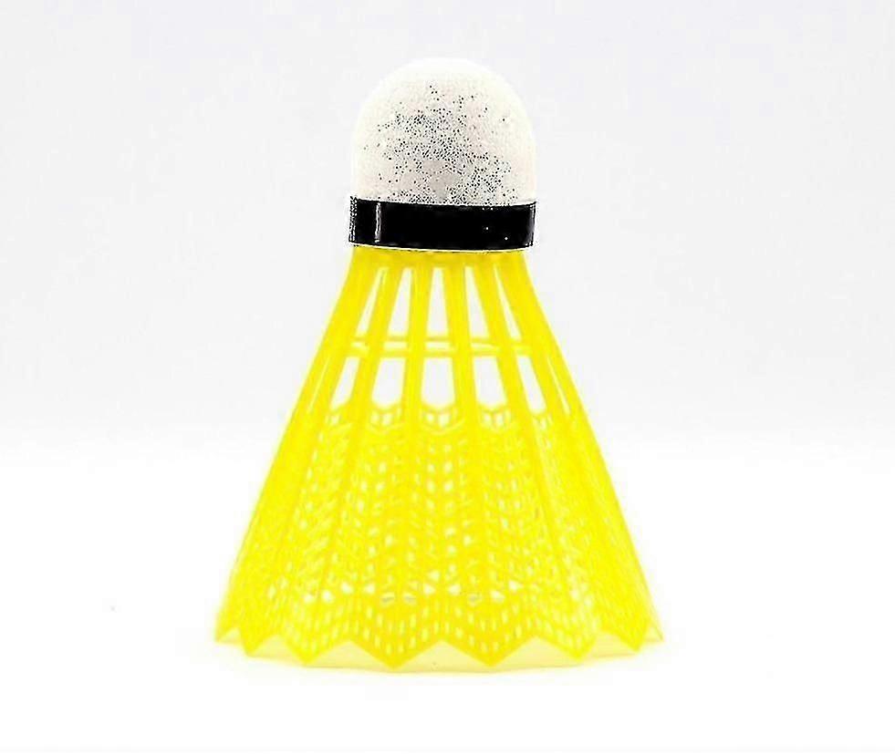 Yellow Reusable Colorful Shuttlecocks For Beginners Badminton Training