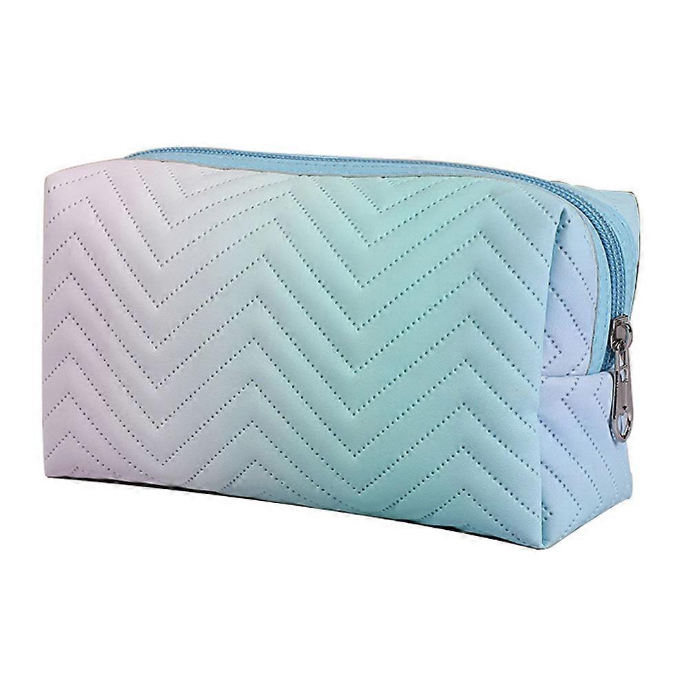 PU leather gradient three-dimensional makeup bag