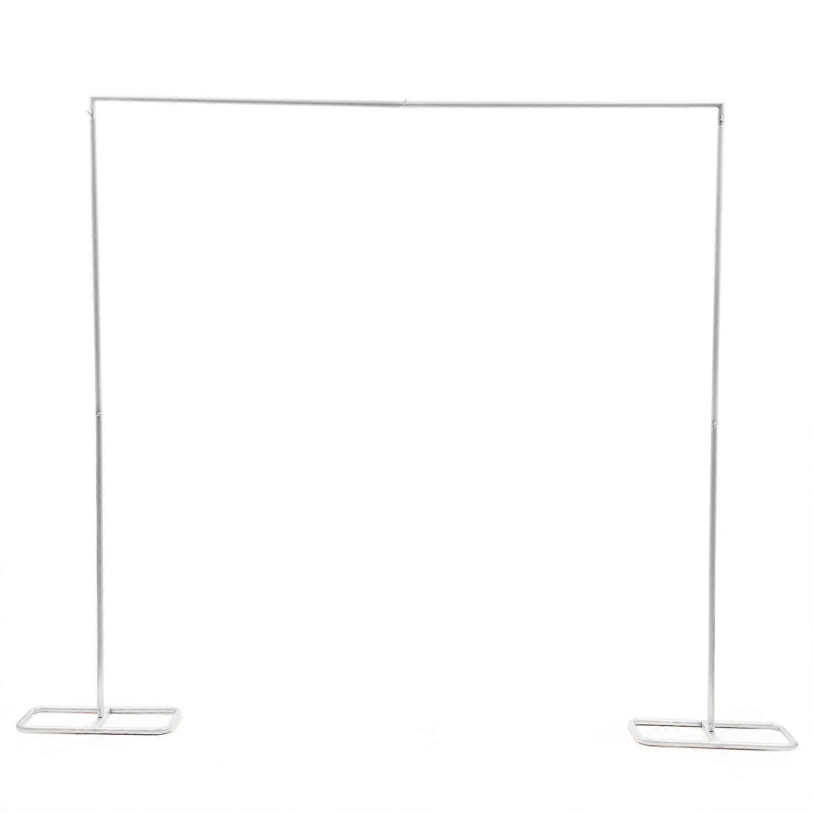 2x2.1m Freestanding Wedding Stand Rectangle Balloon Flower Frame with 2 Solid Base