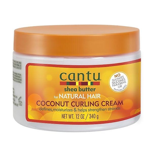 Cantu Shea Butter Coconut Curling Cream voor natuurlijk haar, 12 oz