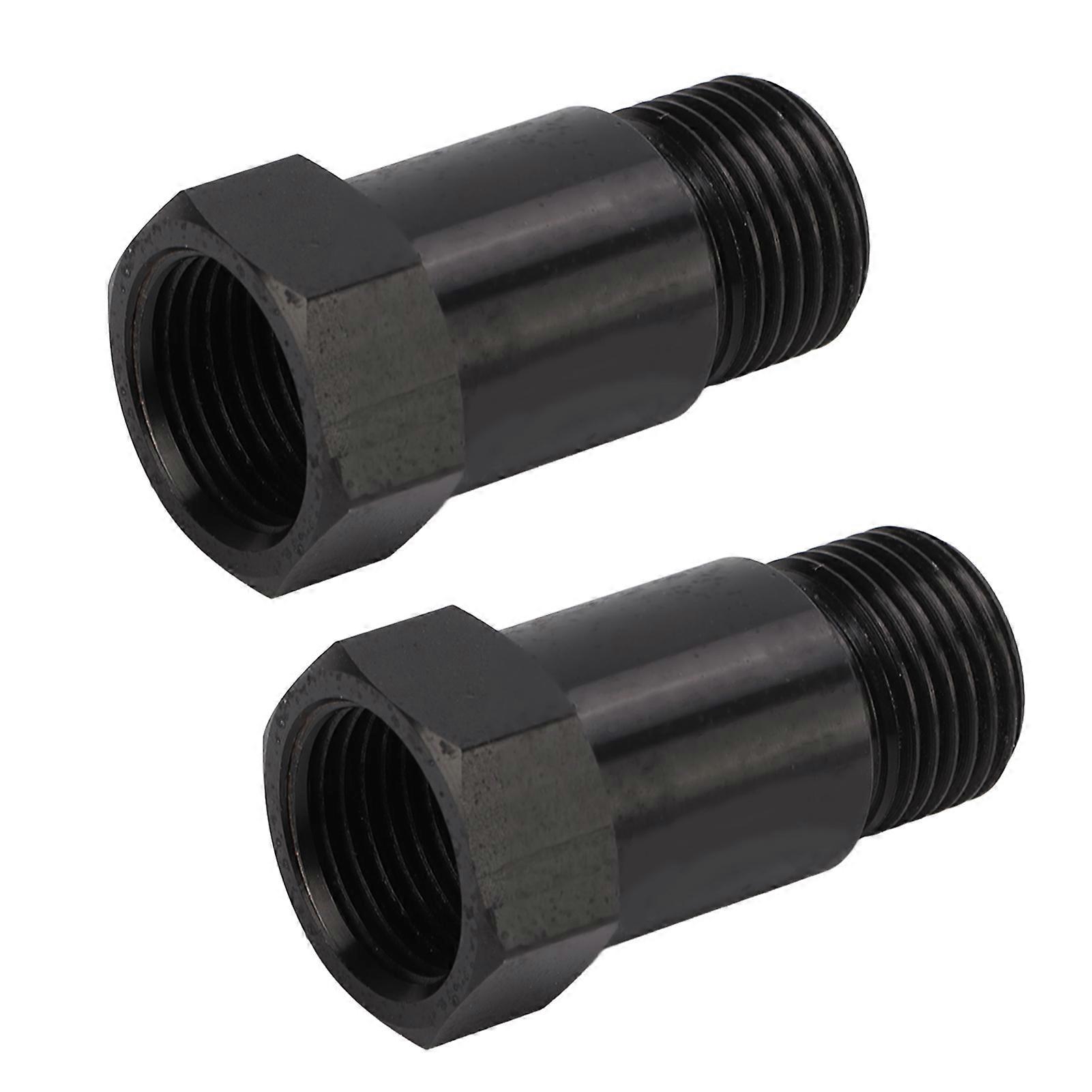 2PCS Oxygen Sensor Adapter Preservative High Strength General M18x1.5 43mm Iron O2 Sensor Spacer for Automobile