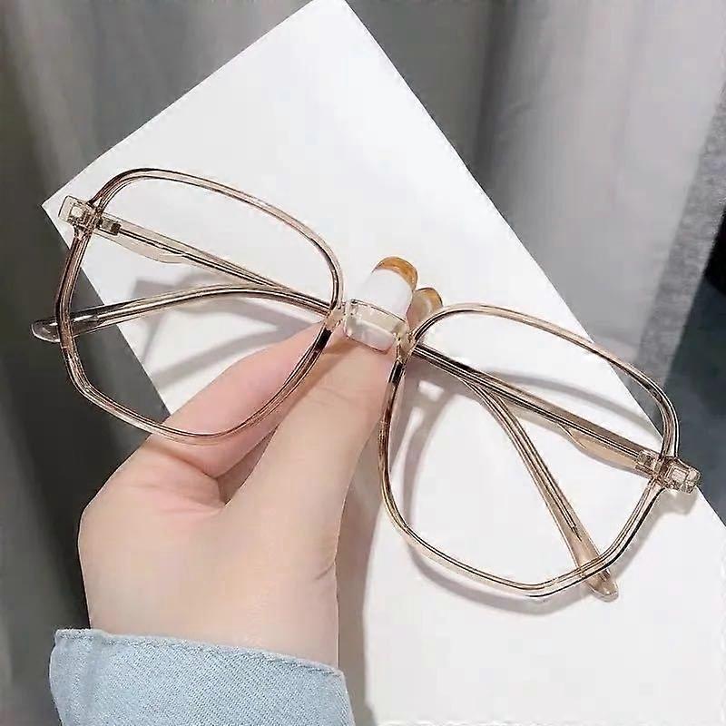 2021 Trends Office Anti Blue Light Oversized Glasses Computer Women Blue Blocking Gaming Big Size Men Eyeglasses Frame