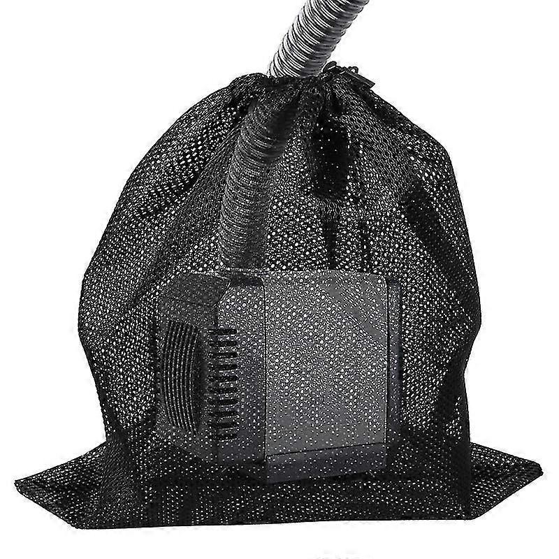 Folding Pond Large Pump Barrier Bag Strainer Drawstring Filter Mesh Pouch 45 X 45cm