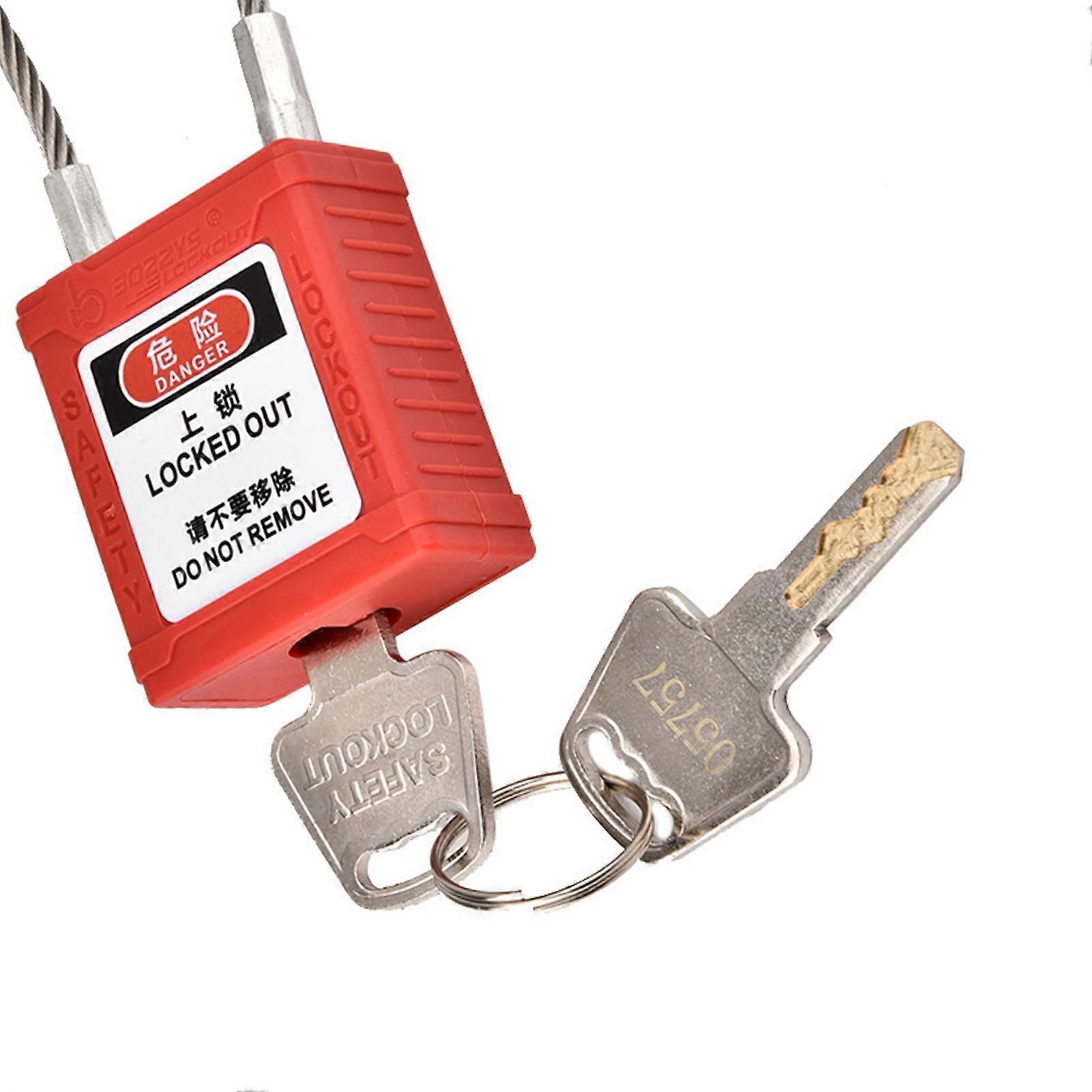 Technical safety padlock, rope, long beam, lockout, tagout, isolation lockout