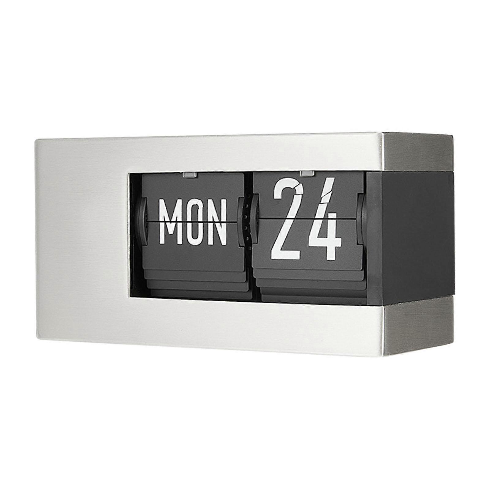 Desk Perpetual Calendar Flip Desktop Calendar Reusable Creative Desk Calendar