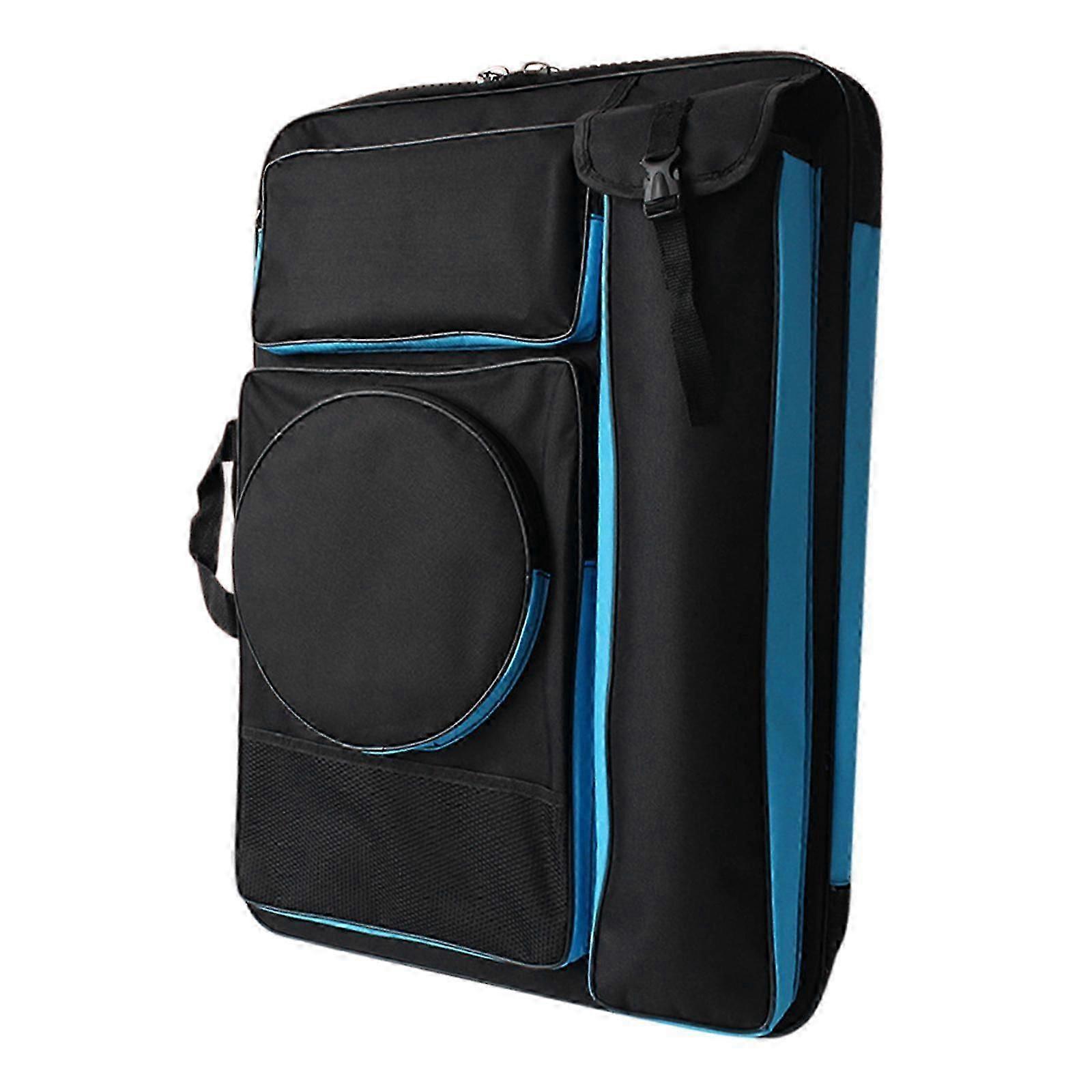 A4 حالة محفظة الفن ، حقيبة ظهر الفنان ، حقيبة حمل كبيرة من قماش أكسفورد الناقل لوحة الرسم لرسم كراسة الرسم في الهواء الطلق