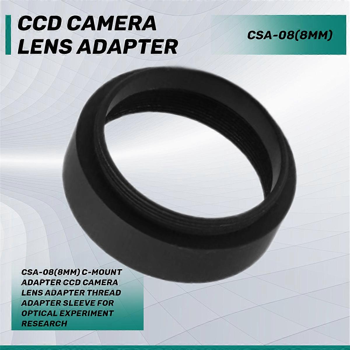 CSA-08(8mm) C-Mount Adapter CCD Camera Lens Adapter Thread Adapter Sleeve for Optical Experiment Res