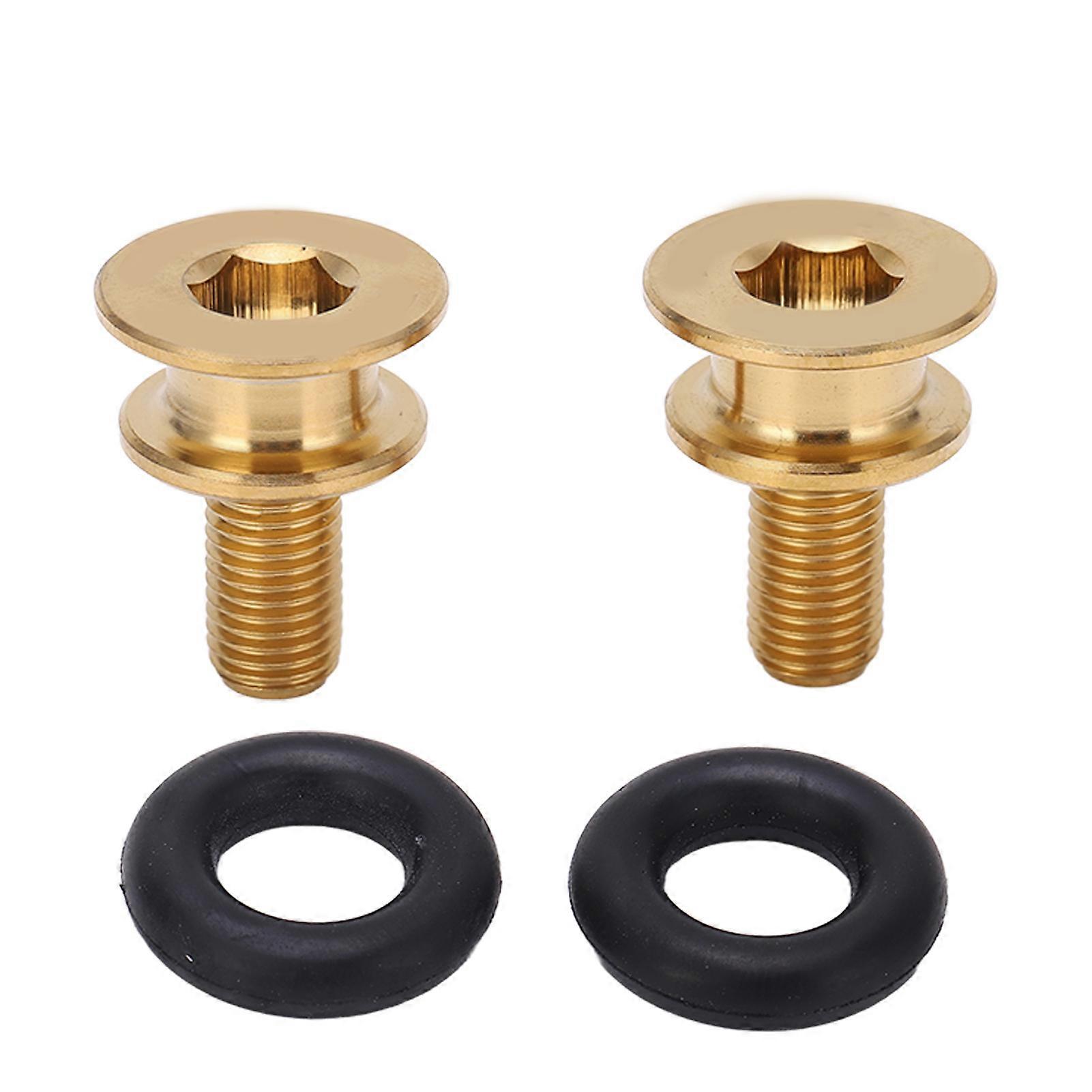 RISK Square Hole Center Shaft Fixing Screw Titanium Alloy Mountain Cycle Crank Bolt Bottom Bracket Screw M8x15mm