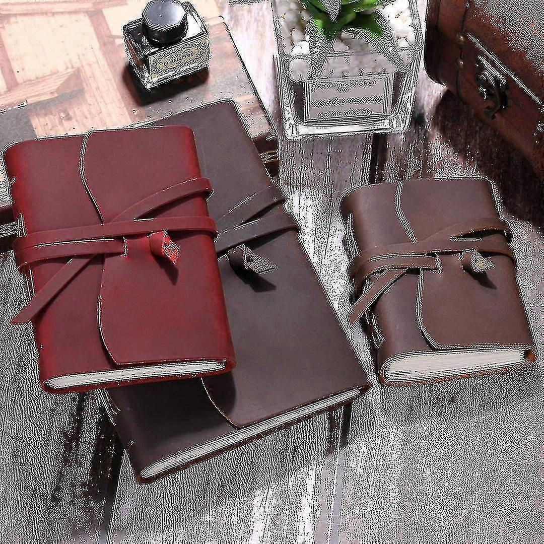 3color/Leather Journal Notebook - Leather Bound Journal For Men, Lined Travel Journal & Writing Journal For Personal Diary