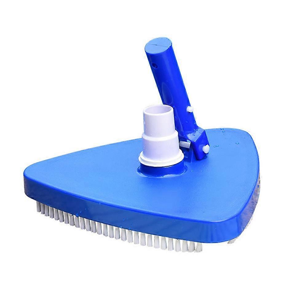 Triangular Pool Vacuum Head, Heavily Weighted Body for Thorough Cleaning of Corners and Walls, Durable Nylon Bristles for Optimal Debris Pickup, for