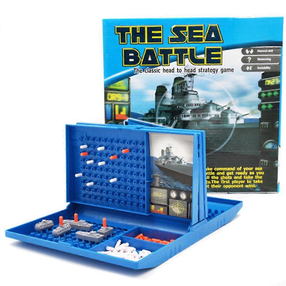 Sea Battle Board Game Combat Strategy Board Game Funny Naval Battle Game Childrens Double Battle Toy