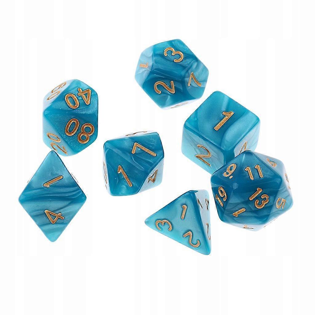 Die Polyhedral ζάρια 16mm συμβατό με μπουντρούμια και μπλε πράσινο