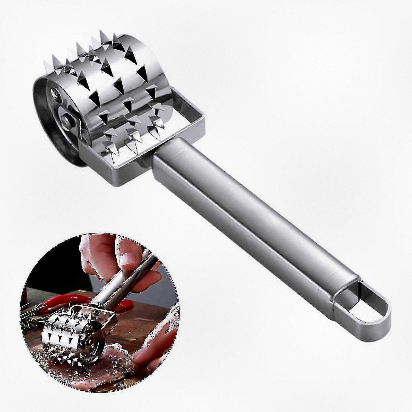 الفولاذ المقاوم للصدأ لحم الخنزير الجلد ثقب أداة لقوام مقرمش دائم إبرة المطبخ المطرقة