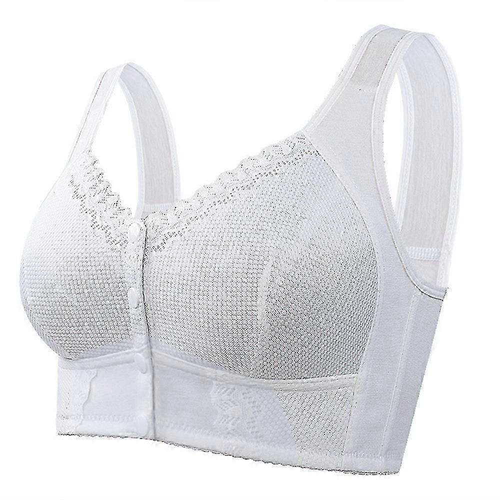 Moona Front Snap Comfort Bras for Senior Women Full Coverage Wireless Support