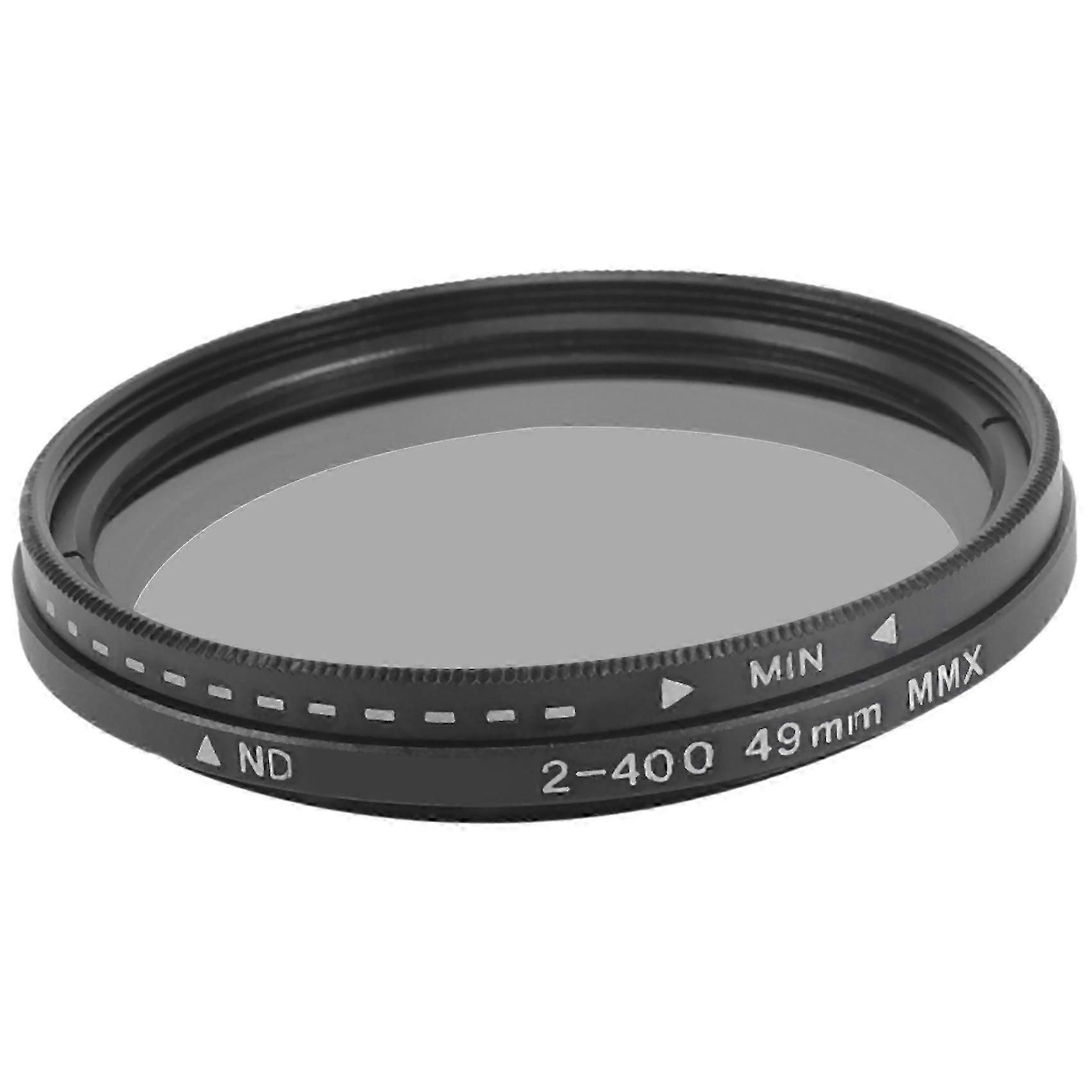 ND2-400 Neutral Density Fader Variable ND Filter Adjustable 49mm Filter for for Camera Lens