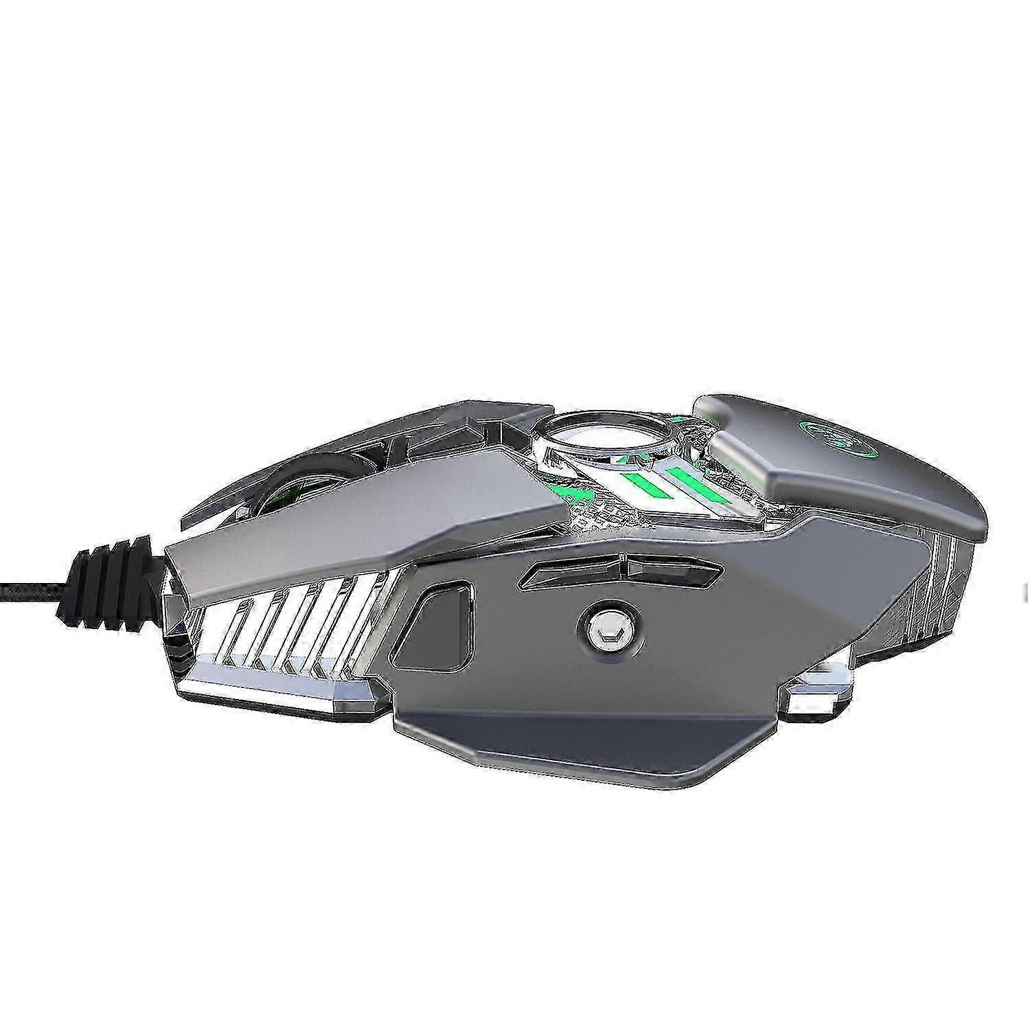 Six-speed adjustable gaming mouse