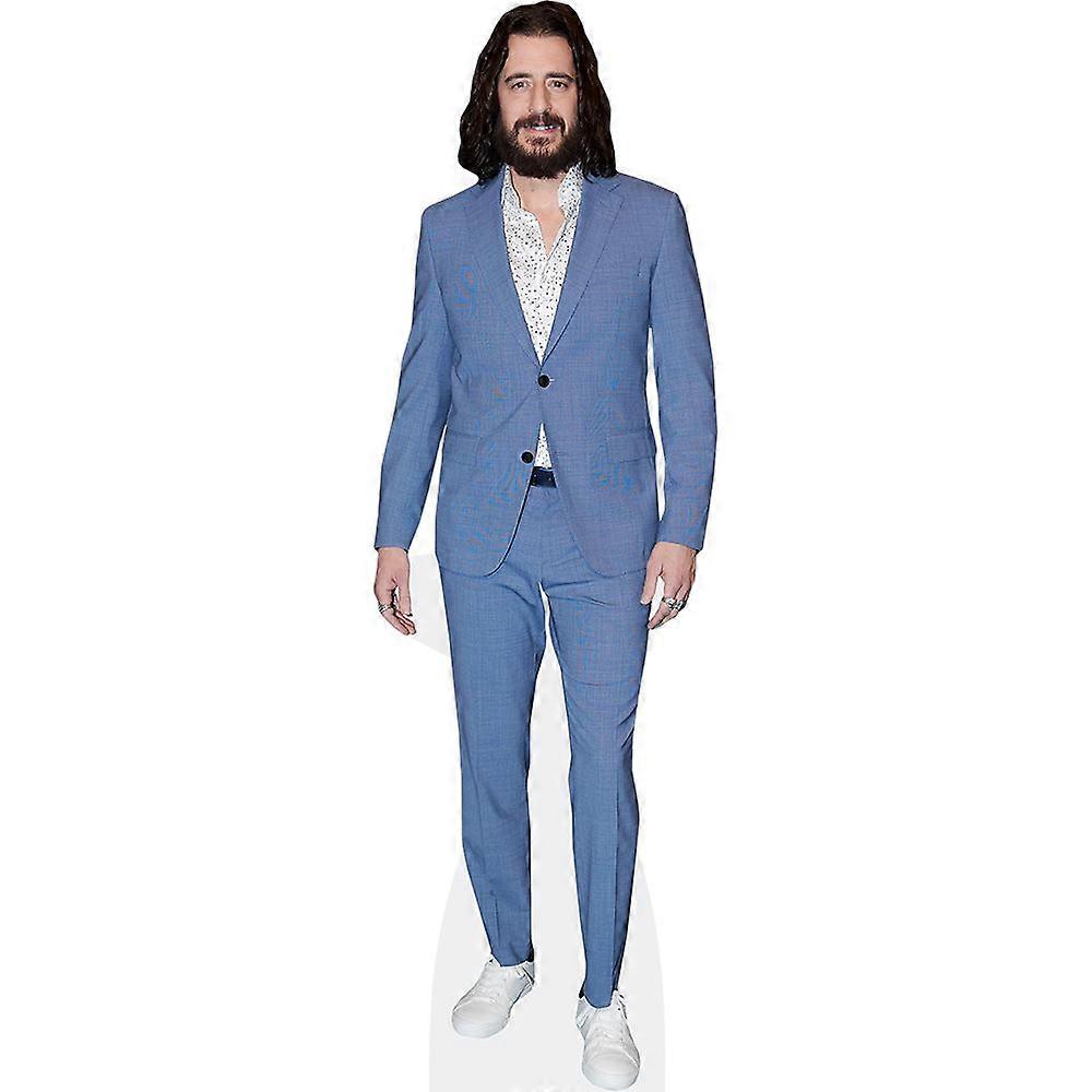 Jonathan Roumie (Blue Suit) Cardboard Cutout (lifesize OR mini size). Standee. Stand Up.