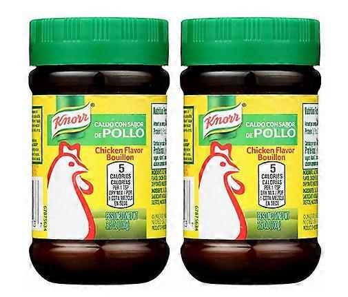 Knorr Chicken Flavor Bouillon Caldo Con Sabor de Pollo 2 Pack